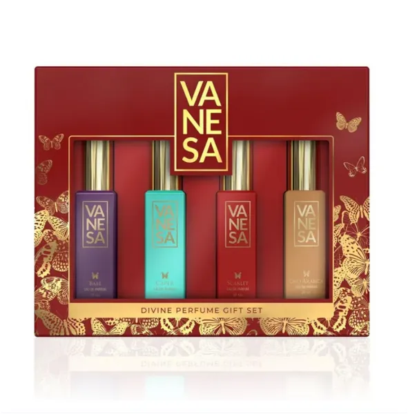 VANESA Divine Perfume Gift Set (20ml x 4) Eau de Parfum - 80 ml